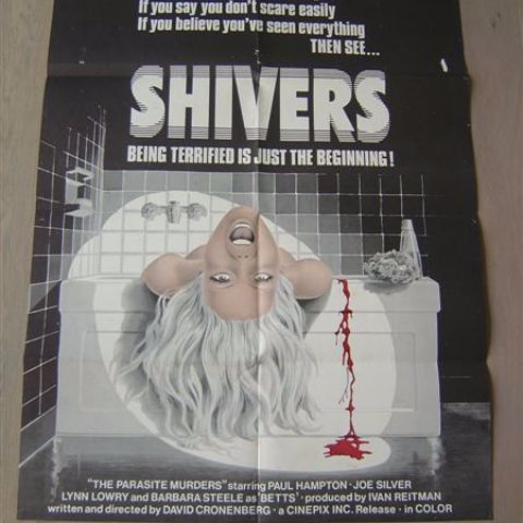 'Shivers' (The parasite Murders) (director David Cronenberg) int'l one-sheet